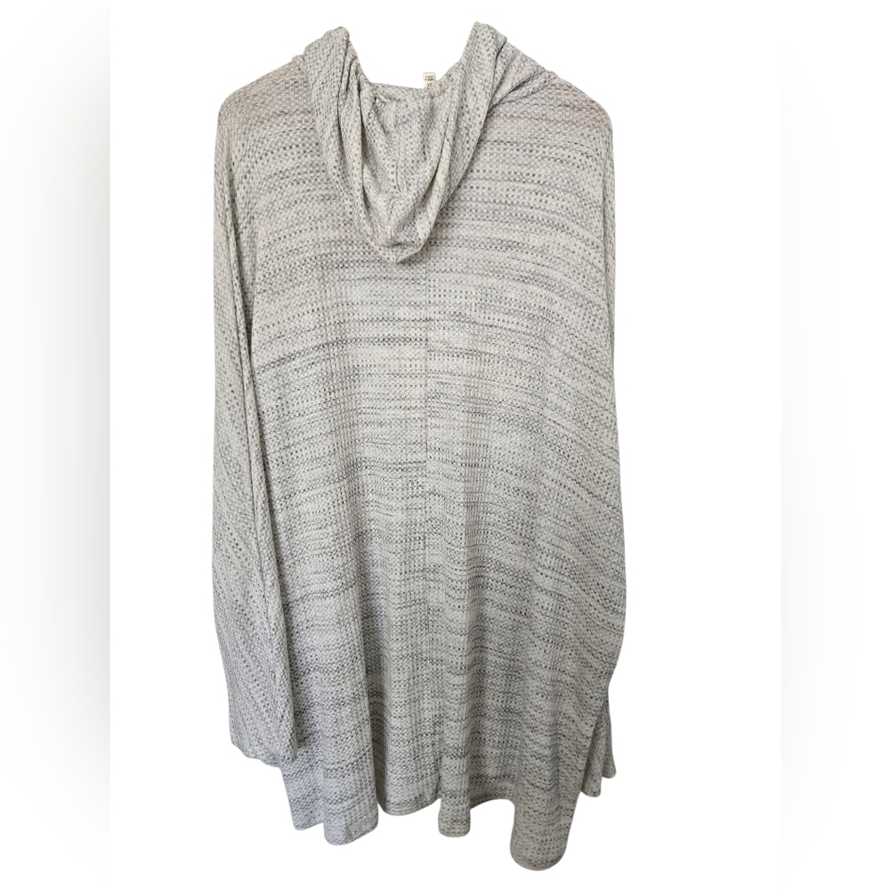 Cyrus Soft Knit Sweater in Grey And White Size 2x - Picture 6 of 6